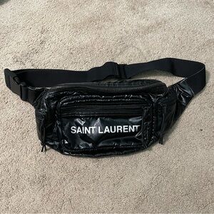 YSL nylon bum bag